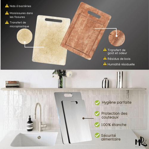 ForgedPlate - Planche à découper en titane