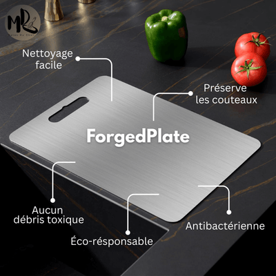 ForgedPlate - Planche à découper en titane