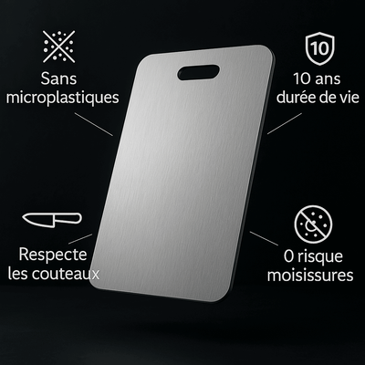 ForgedPlate - Planche à découper en titane
