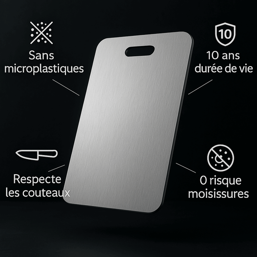 ForgedPlate - Planche à découper en titane